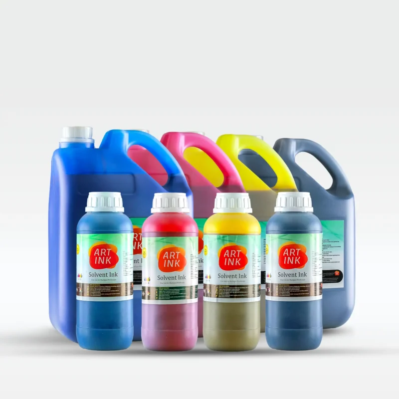 عبوة حبر ArtJet Prem، مخصصة للطباعة الرقمية على الفينيل والفلكس بجودة عالية داخل وكالات الطباعة في اليمن