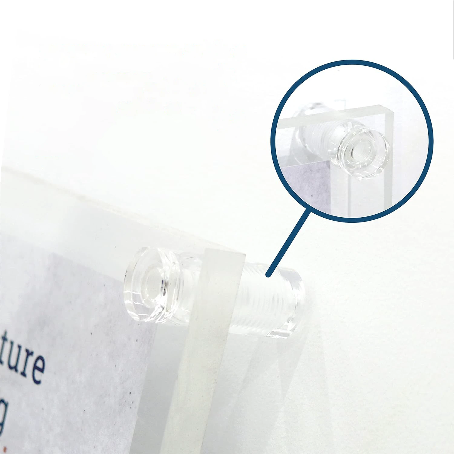 حامل ديكور اكريلك شفاف 30×19 mm - الصورة 4