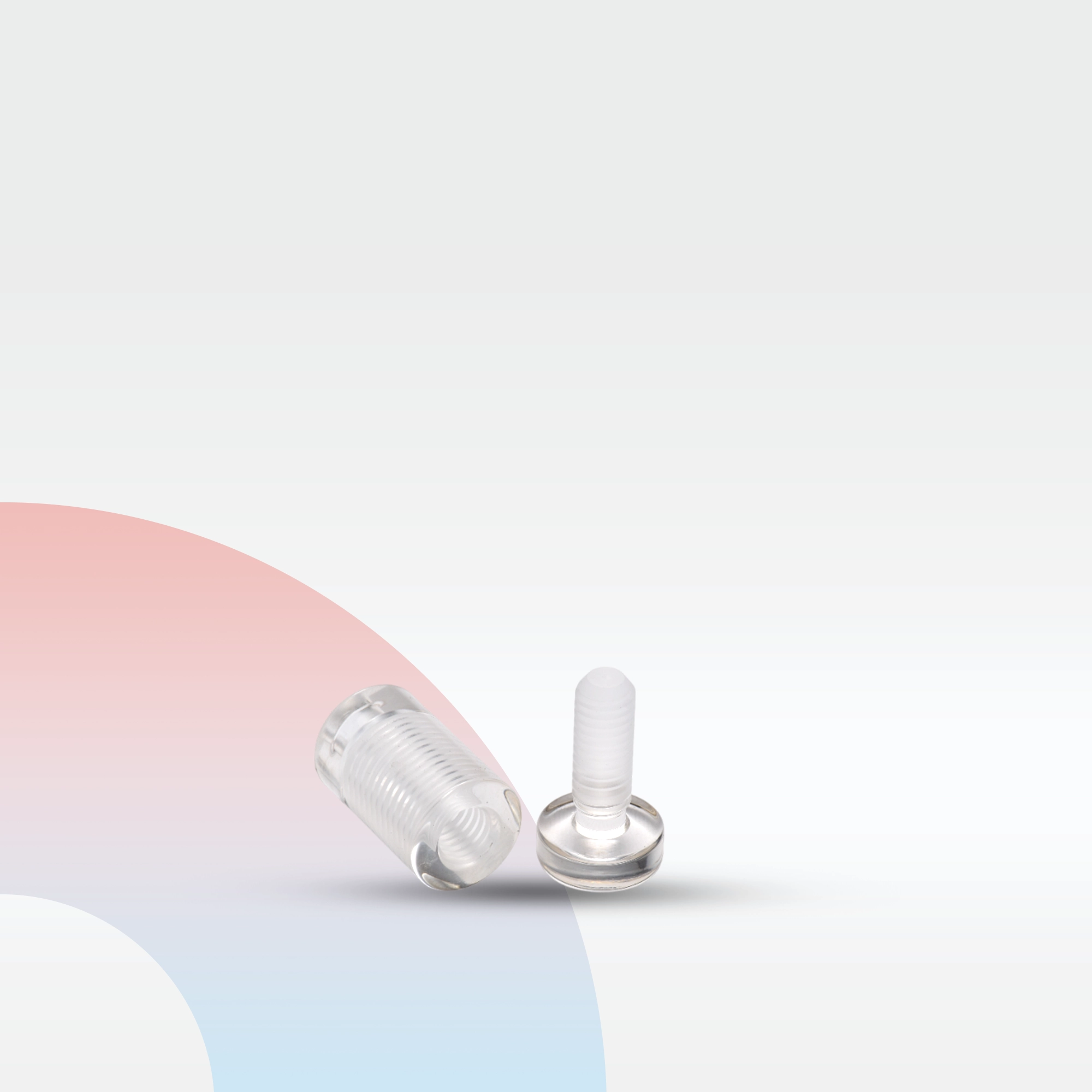 حامل ديكور أكريليك شفاف مقاس 30×19 مم لعرض بطاقات ولافتات وسط المكتب أو المعرض