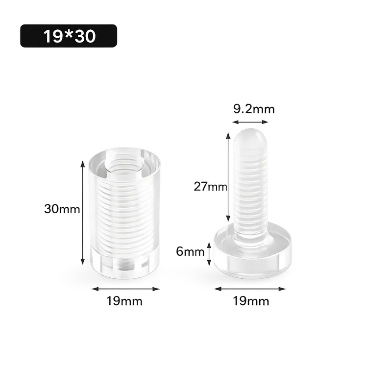 حامل ديكور اكريلك شفاف 30×19 mm - الصورة 5