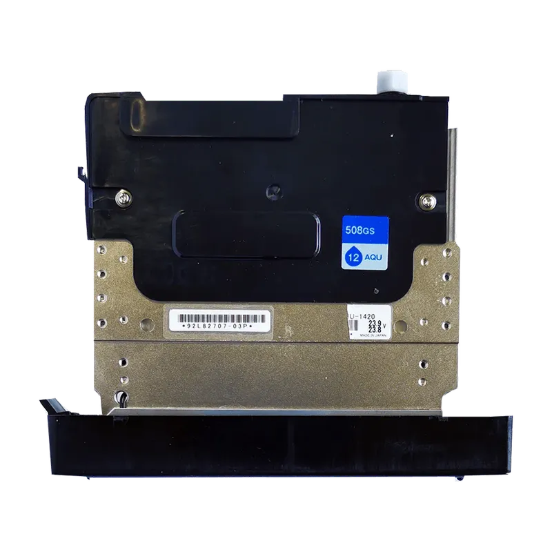 رأس طابعة سيكو 508GS أصلي بحجم قطرة 12PL، يتميز بتقنية Grayscale لضمان دقة ألوان فائقة وتفاصيل حادة في الطباعة الرقمية العريضة، متوافق مع أحبار الـ UV والسولفنت."