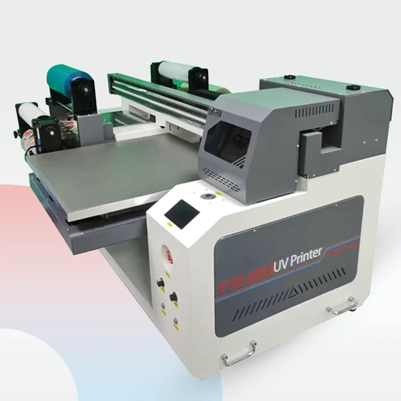 طابعة يوفي فلات ورول سكاي آرت متطورة بـ 4 رؤوس طباعة، تدعم تقنية البصمة وجهاز تحديد المواقع البصرية، مثالية لتطبيقات الدعاية والاعلان والطباعة على الأجسام الصلبة واللفات بدقة فائقة